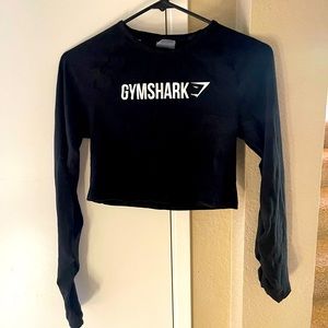 GYMSHARK CROPPED LONG SLEEVE WITH THUMB HOLES